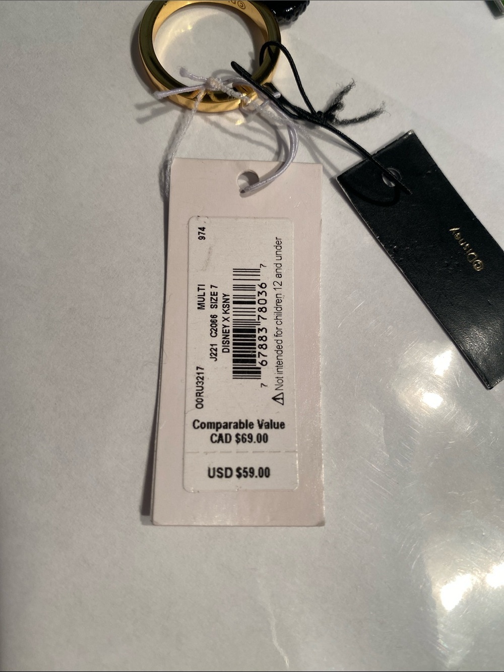Kate Spade New York Disney x Minnie Mouse Ring Size 7 New - Picture 3 of 4